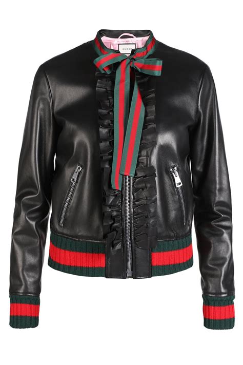 gucci jacket leather 2014 5380|Gucci leather jacket women's.